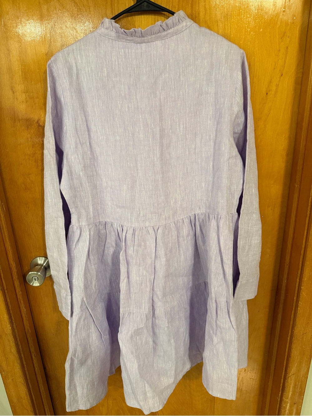 NWT Alice Walk Lavender Linen Dress Size XL - Picture 3 of 5